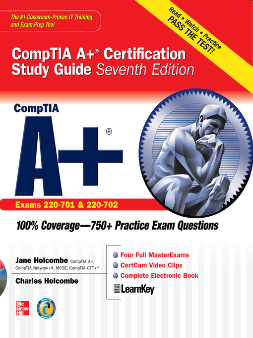 Title details for CompTIA A+ Certification Study Guide (Exam 220-701 & 220-702) by Jane Holcombe - Available